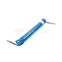 Шланг полиуретан (PU) 12*8, витой, 10 м, синий, БРС в комплекте